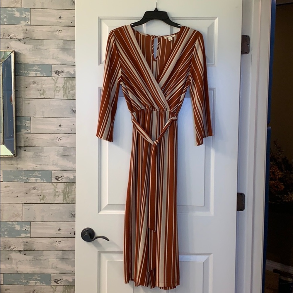 Striped Jumpsuit